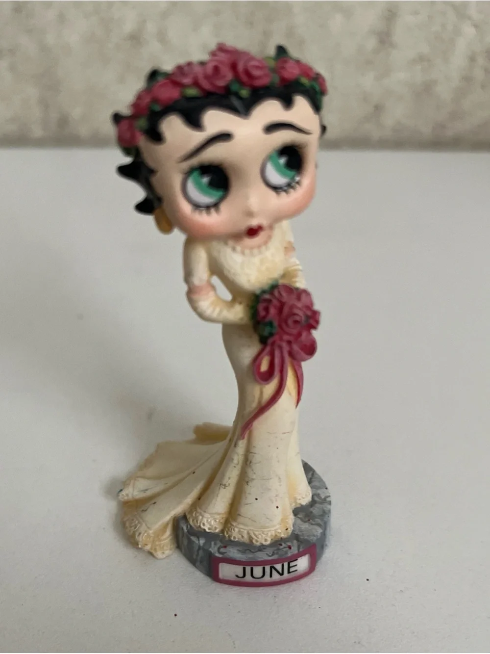 Danbury Mint Betty Boop Boopin Through the Years Perpetual Calendar June